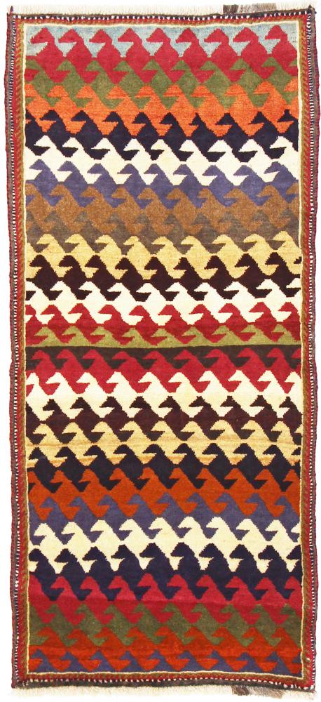 Tapete persa Ghashghai 149x71 149x71, Tapete persa Atado à mão