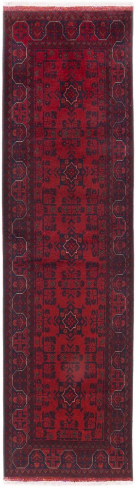 Afghan rug Khal Mohammadi 9'9"x2'7" 9'9"x2'7", Persian rug Hand-knotted