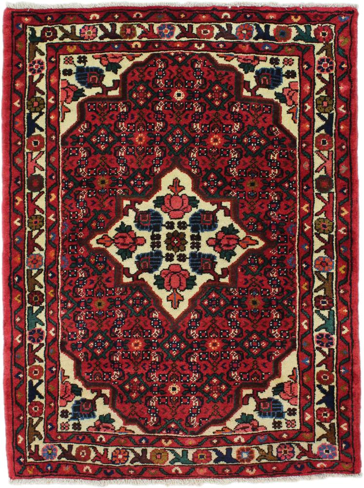 Persisk tæppe Hosseinabad 137x105 137x105, Persisk tæppe Knyttet i hånden