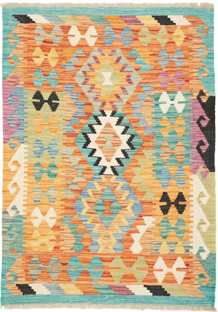 Tapete afegão Kilim Afegão 124x88 124x88, Tapete persa Tecido à mão