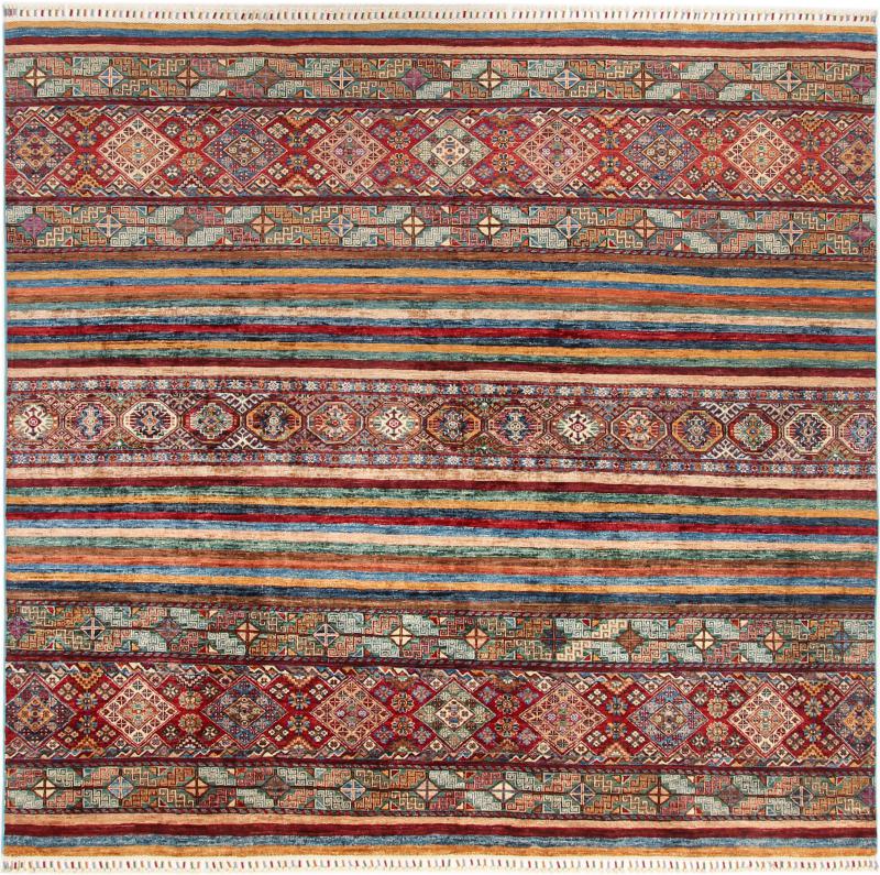 Afghansk tæppe Arijana Shaal 231x246 231x246, Persisk tæppe Knyttet i hånden