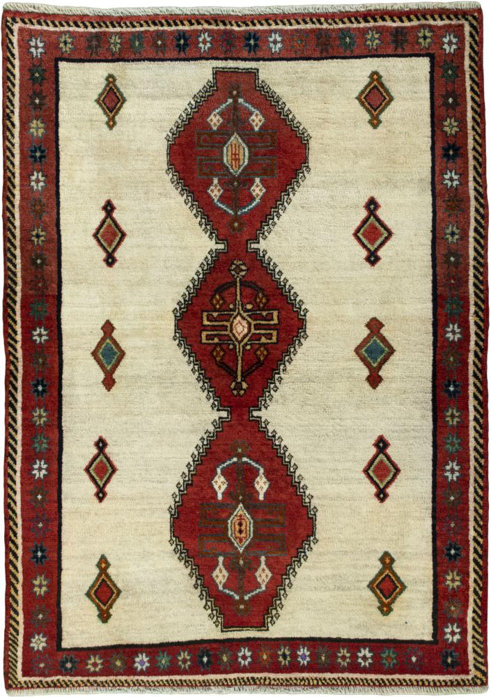 Persian Rug Persian Gabbeh Ghashghai 151x109 151x109, Persian Rug Knotted by hand