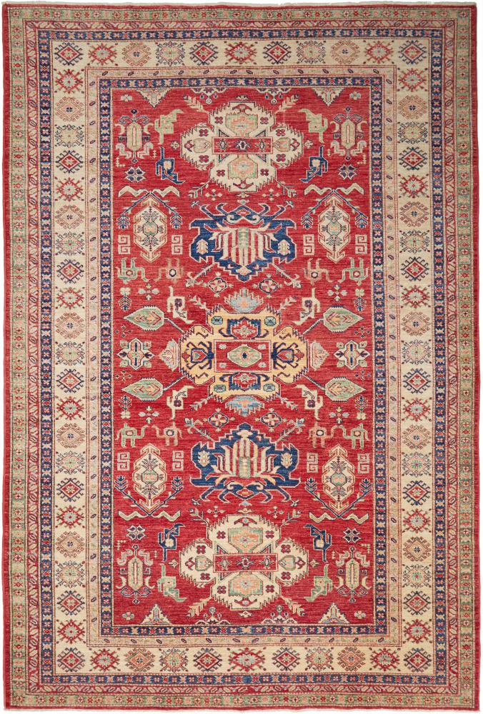 Afghansk teppe Kazak 291x201 291x201, Persisk teppe Knyttet for hånd