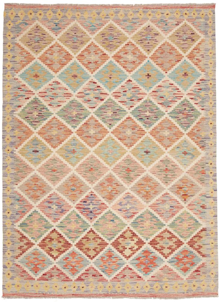 Αφγανικό χαλί Κιλίμ Afghan 201x147 201x147, Περσικό χαλί Χειροποίητη ύφανση