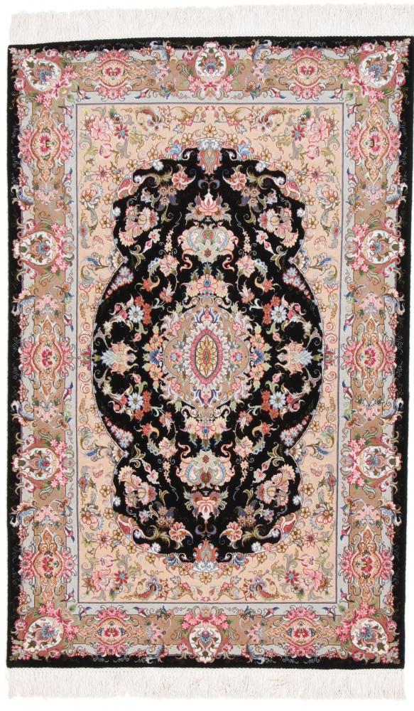 Persian Rug Tabriz 60Raj Silk Warp 154x101 154x101, Persian Rug Knotted by hand