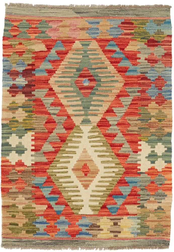 Tapete afegão Kilim Afegão 87x61 87x61, Tapete persa Tecido à mão