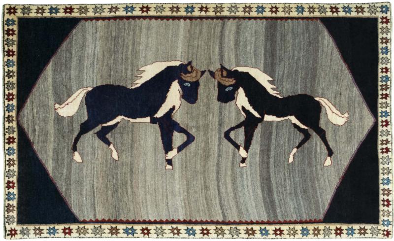 Persian Rug Persian Gabbeh Ghashghai 225x141 225x141, Persian Rug Knotted by hand