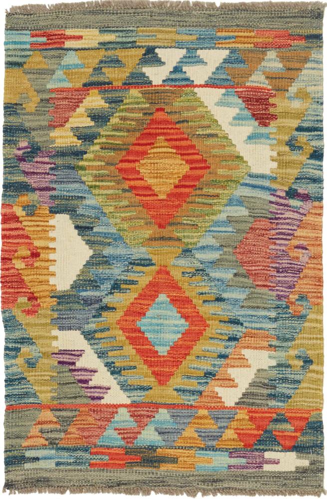 Tapete afegão Kilim Afegão 88x59 88x59, Tapete persa Tecido à mão