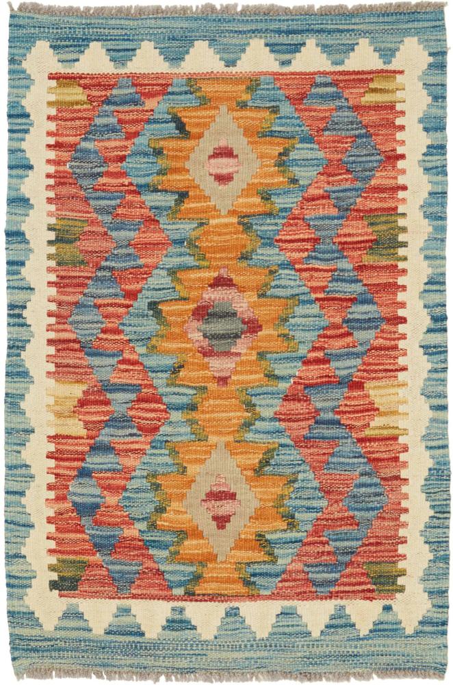 Tapete afegão Kilim Afegão 87x60 87x60, Tapete persa Tecido à mão