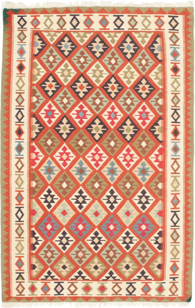 Tapete persa Kilim Fars 153x101 153x101, Tapete persa Tecido à mão