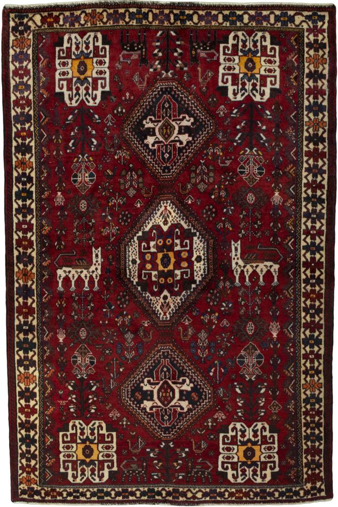 Tappeto persiano Shiraz 216x146 216x146, Tappeto persiano Annodato a mano