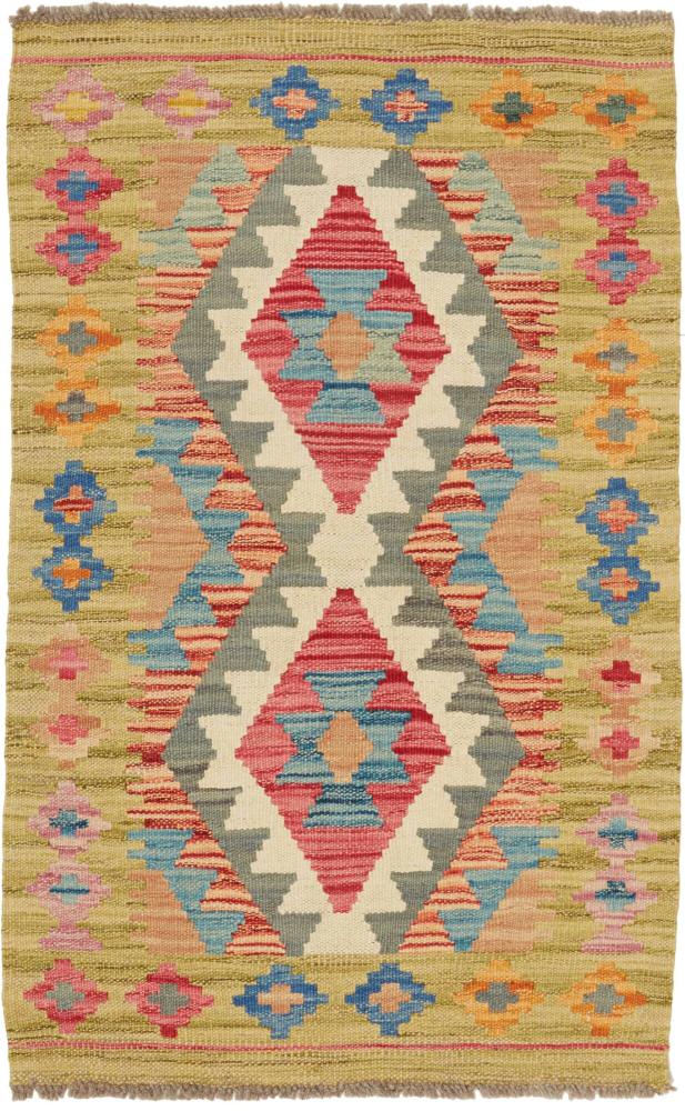 Tapete afegão Kilim Afegão 95x59 95x59, Tapete persa Tecido à mão