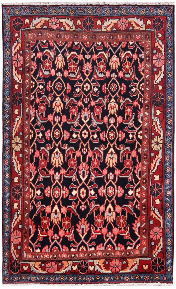Persian Rug Hamadan 7'0"x4'4" 7'0"x4'4", Persian Rug Knotted by hand