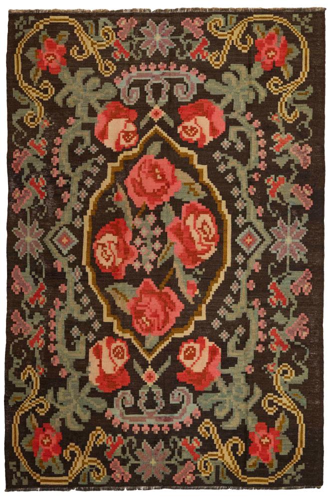  Kilim Rosen Antigo 289x192 289x192, Tapete persa Tecido à mão