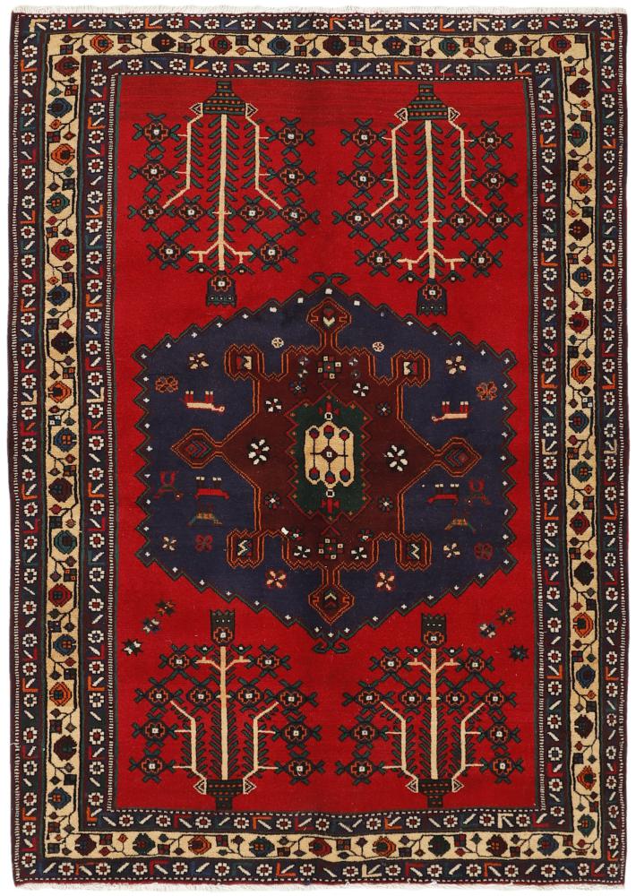 Perzisch tapijt Afshar 221x159 221x159, Perzisch tapijt Handgeknoopte