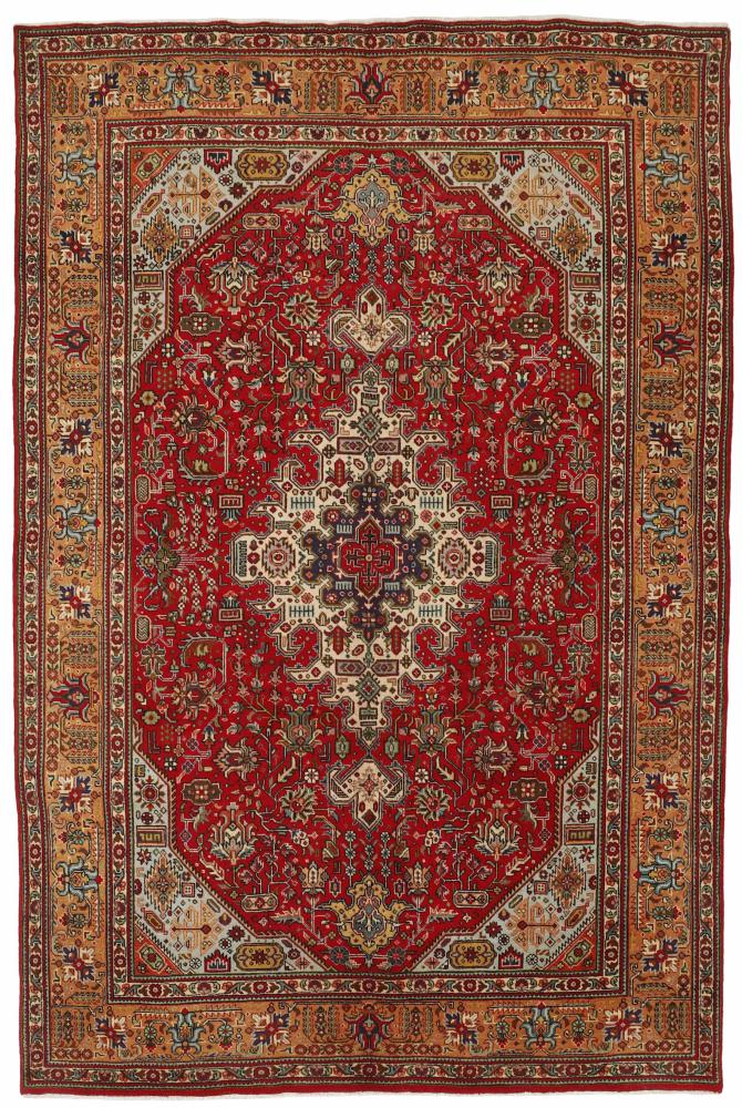 Tapete persa Tabriz 313x204 313x204, Tapete persa Atado à mão