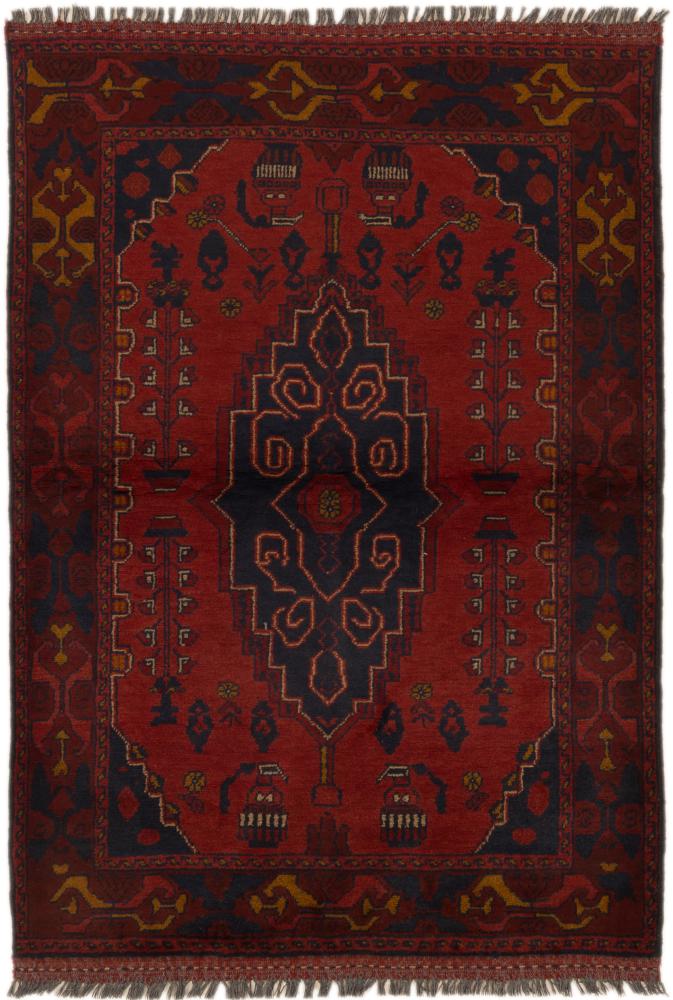 Tapis afghan Khal Mohammadi 144x106 144x106, Tapis persan Noué à la main