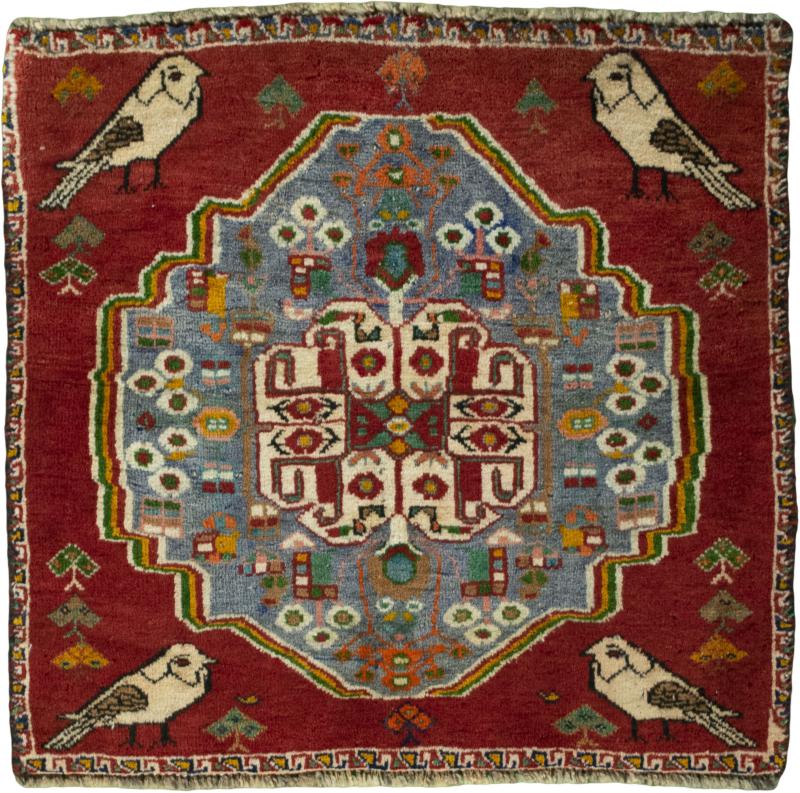 Tappeto persiano Shiraz 57x60 57x60, Tappeto persiano Annodato a mano