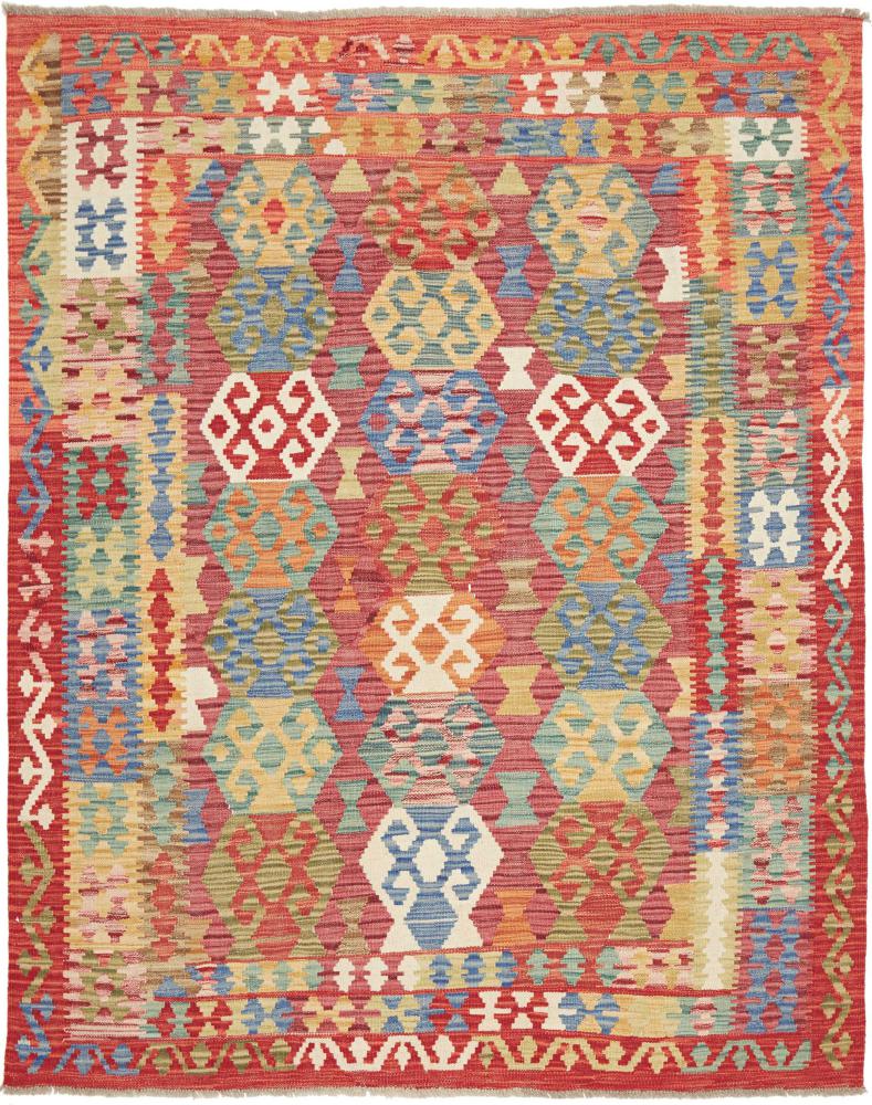 Afghanischer Teppich Kelim Afghan 6'5"x5'0" 6'5"x5'0", Perserteppich Handgewebt