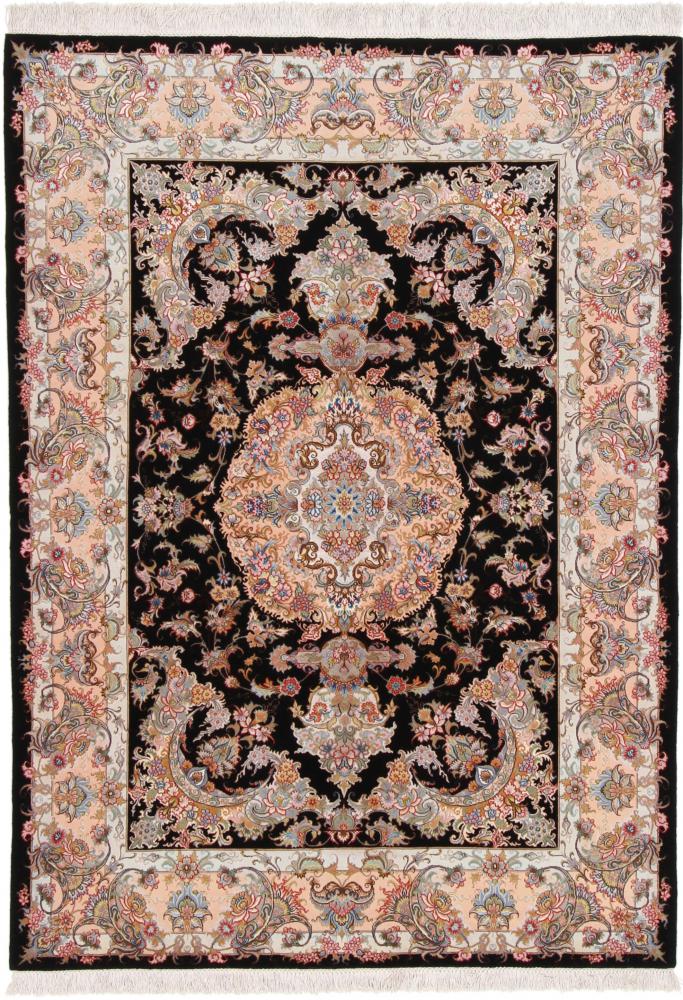 Tappeto persiano Tabriz 60Raj Ordito in Seta 205x149 205x149, Tappeto persiano Annodato a mano