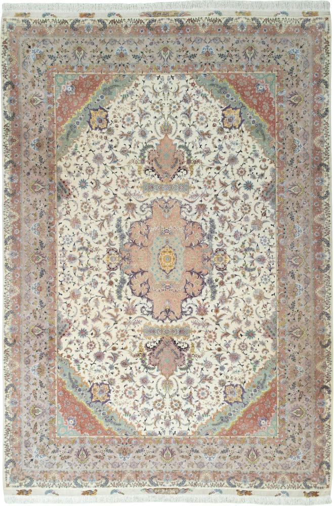 Persisk matta Tabriz 70Raj Silkesvarp 362x252 362x252, Persisk matta Handknuten