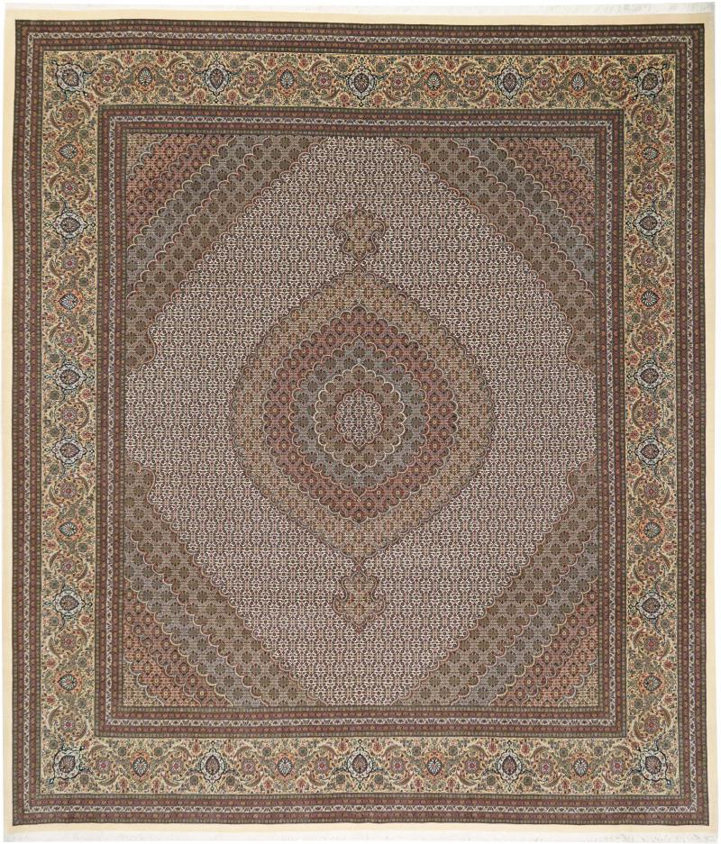 Tapete persa Tabriz Mahi 50Raj 391x344 391x344, Tapete persa Atado à mão