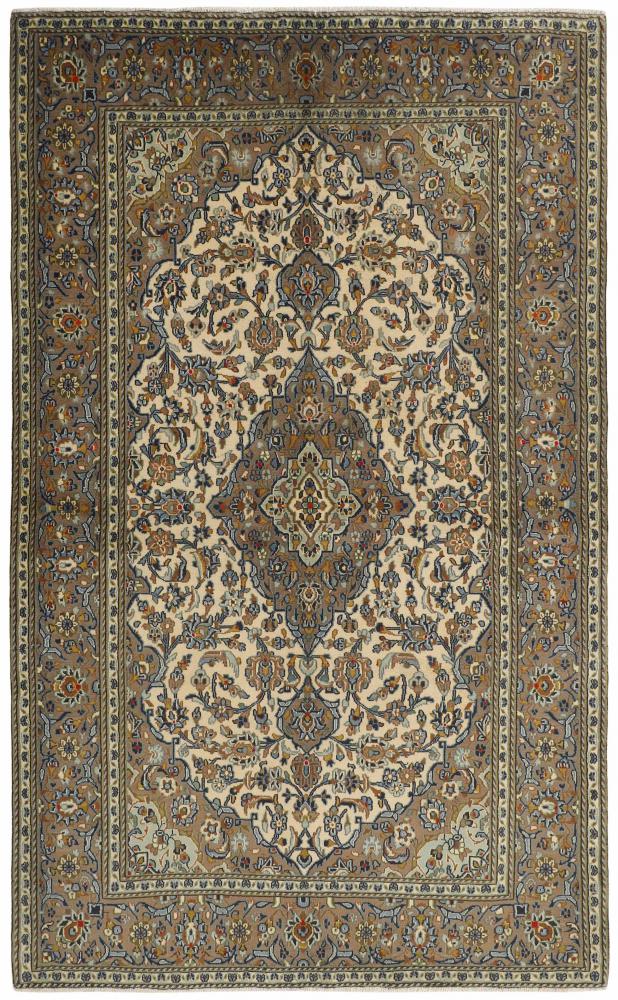 Tapis persan Kashan 225x139 225x139, Tapis persan Noué à la main