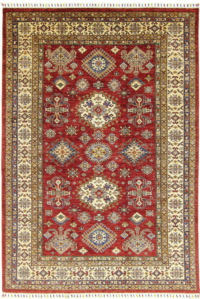 Afghan rug Super Kazak 245x164 245x164, Persian Rug Knotted by hand