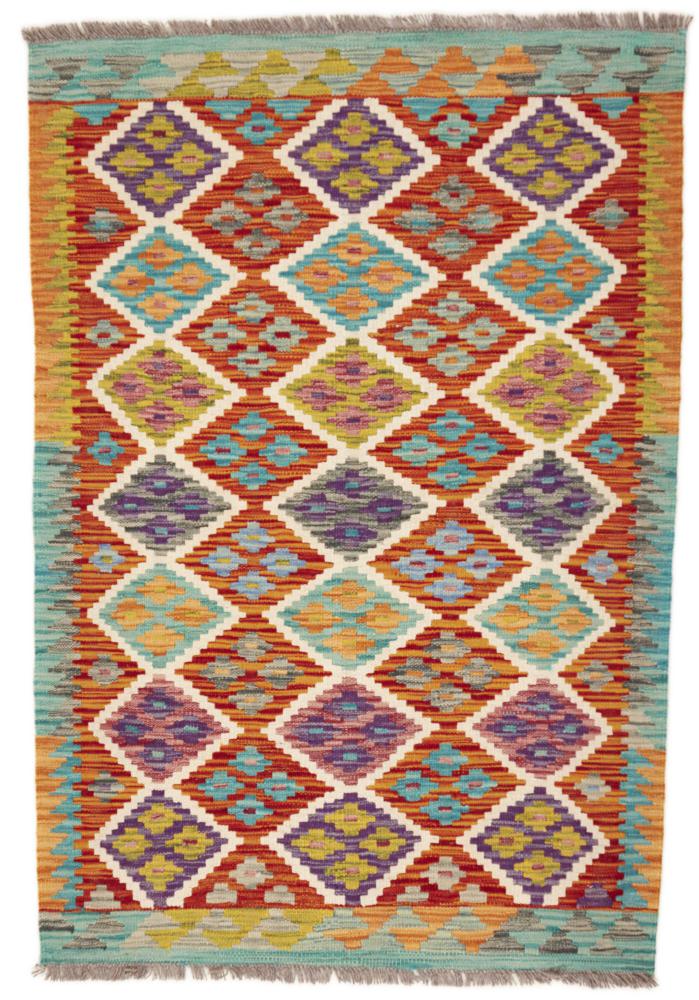 Tapete afegão Kilim Afegão 139x95 139x95, Tapete persa Tecido à mão