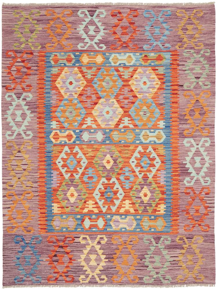Afghanischer Teppich Kelim Afghan 6'7"x4'11" 6'7"x4'11", Perserteppich Handgewebt