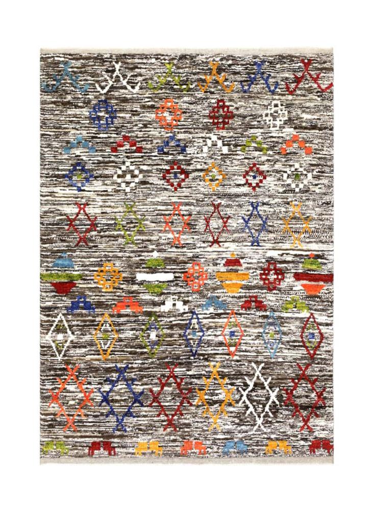 Pakistanischer Teppich Berber Ghashghai 213x158 213x158, Perserteppich Handgeknüpft