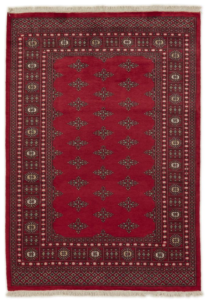 Pakistansk tæppe Pakistan Buchara 2ply 199x138 199x138, Persisk tæppe Håndknyttet