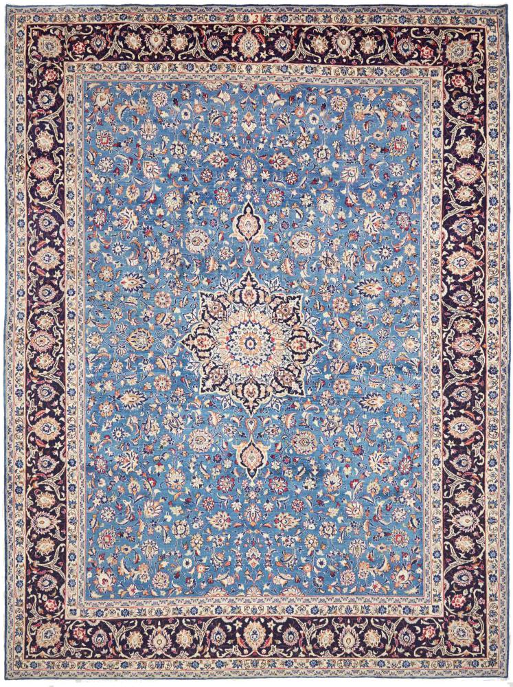 Tapis persan Kashan 396x297 396x297, Tapis persan Noué à la main