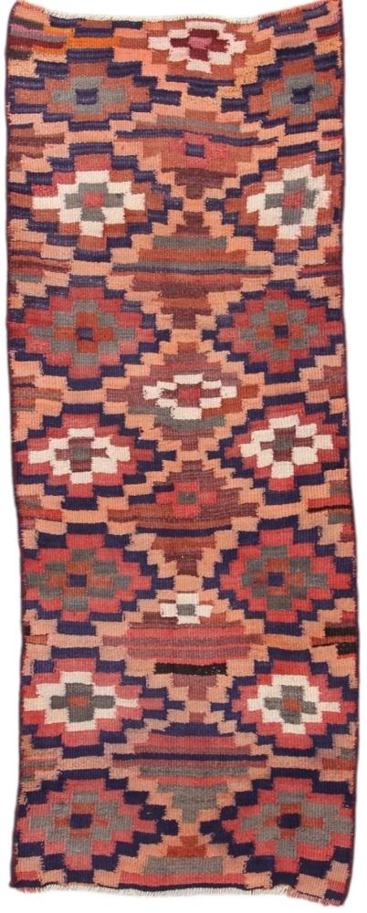 Perserteppich Kelim Fars Antik 8'1"x3'1" 8'1"x3'1", Perserteppich Handgewebt