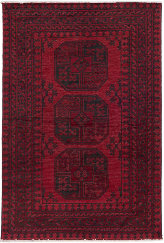 Afghaans tapijt Afghan Akhche 148x98 148x98, Perzisch tapijt Handgeknoopte
