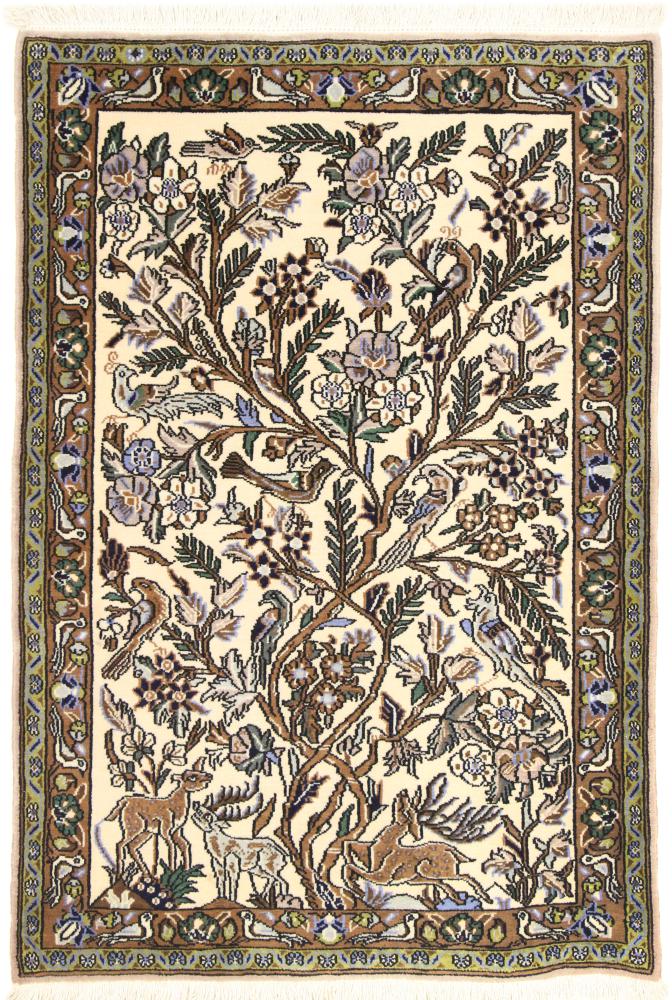 Persisk tæppe Ghom 113x74 113x74, Persisk tæppe Knyttet i hånden