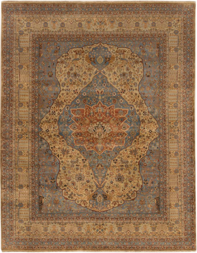 Tapis indien Indo Kashan 301x236 301x236, Tapis persan Noué à la main