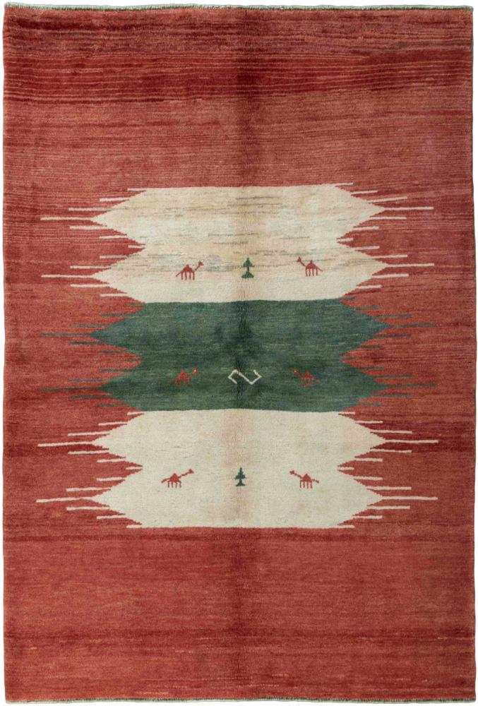 Persian Rug Persian Gabbeh Old 259x173 259x173, Persian Rug Knotted by hand