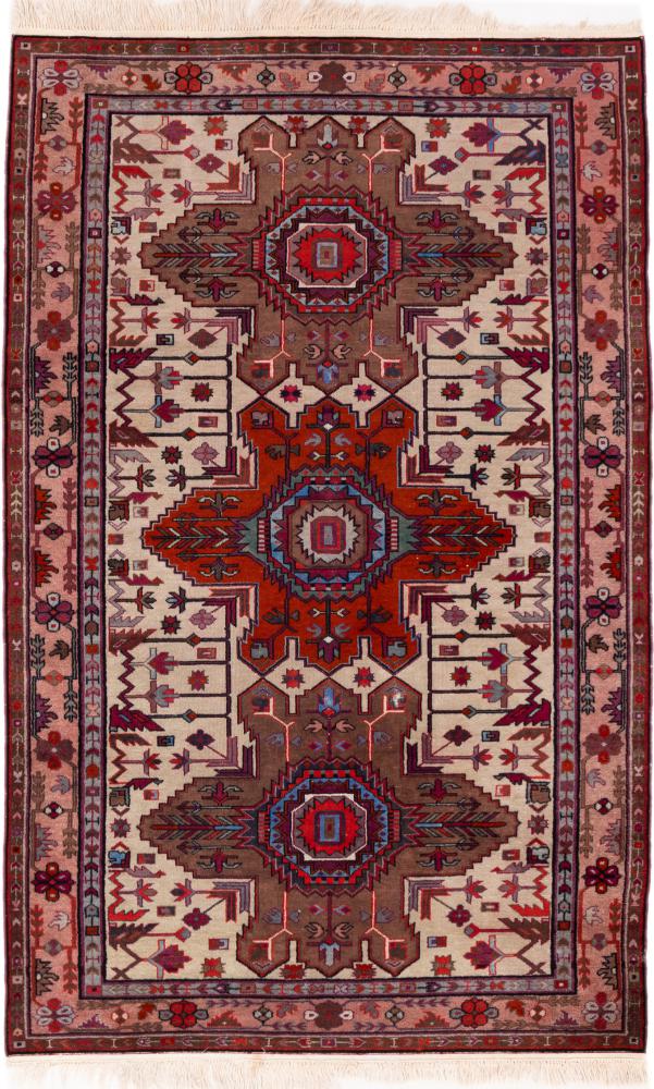 Tapis russe Kazak Antique 206x128 206x128, Tapis persan Noué à la main