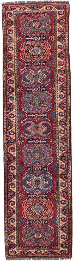 Afghan rug Kazak 336x90 336x90, Persian Rug Knotted by hand