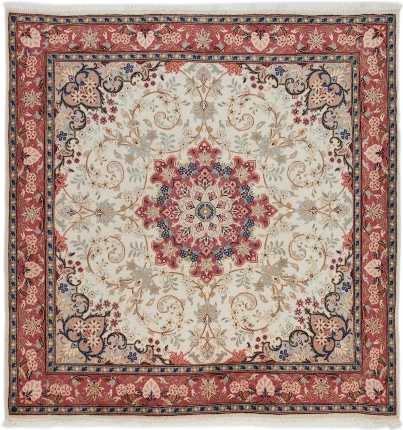 Alfombra persa Sarough 154x151 154x151, Alfombra persa Anudado a mano