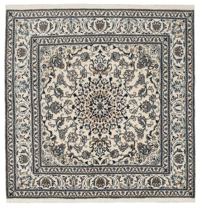 Persian Rug Nain 196x196 196x196, Persian Rug Knotted by hand