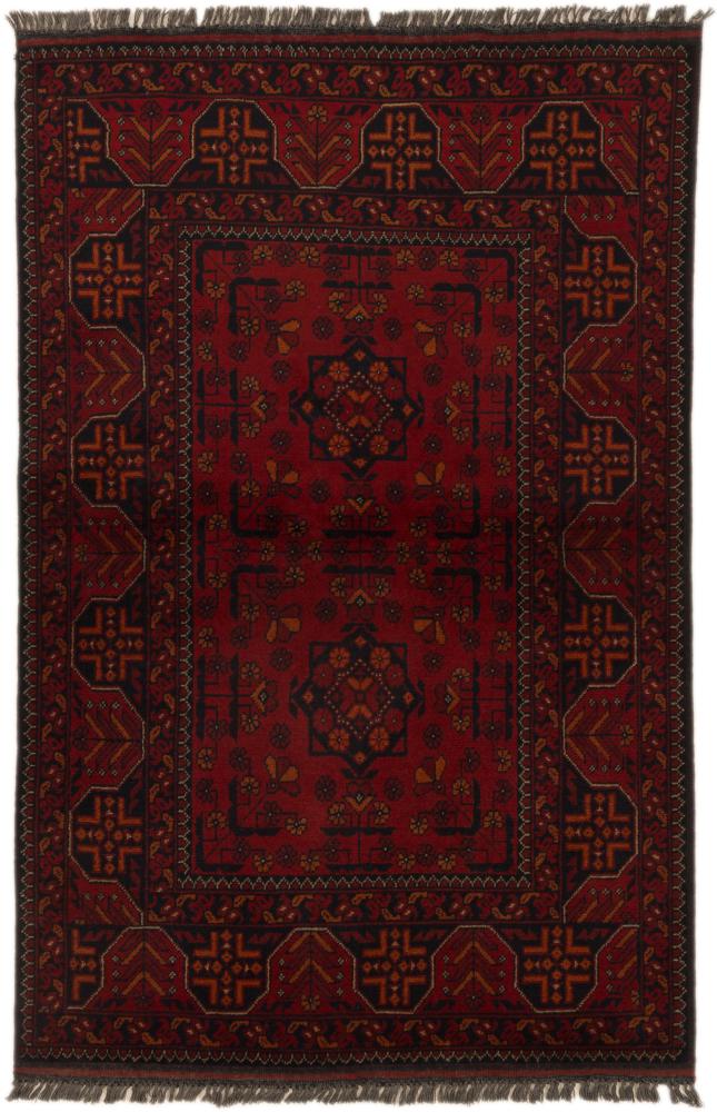 Tapis afghan Khal Mohammadi 149x101 149x101, Tapis persan Noué à la main