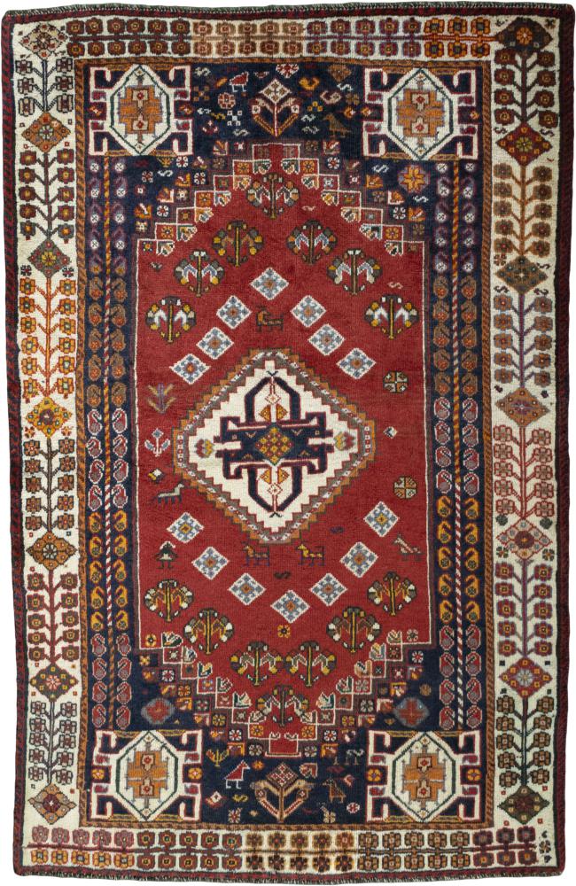 Persian Rug Shiraz 192x127 192x127, Persian Rug Knotted by hand
