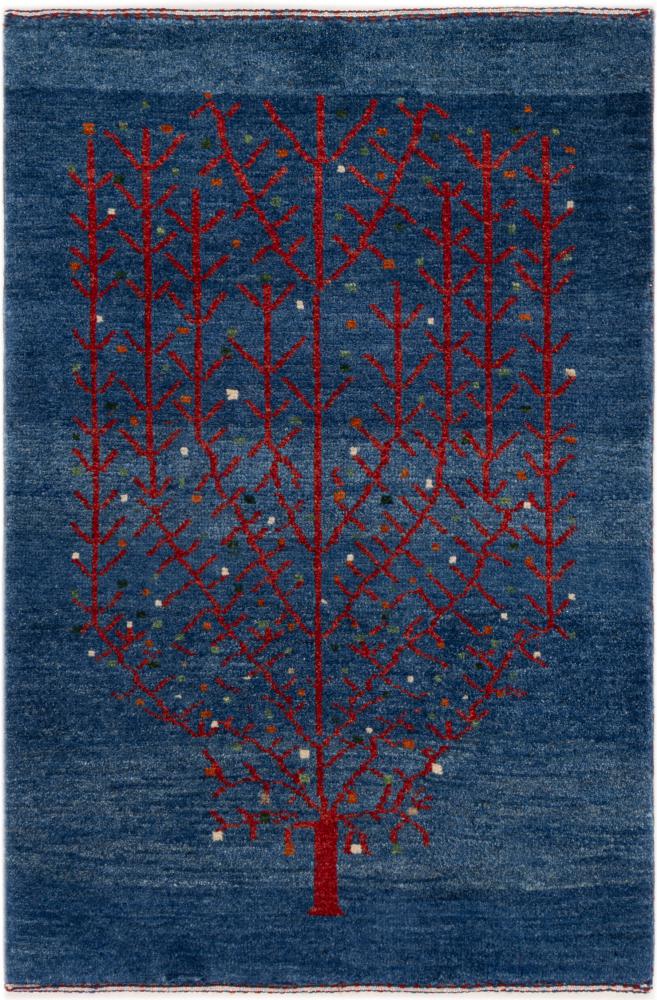 Tapete persa Persa Gabbeh Kashkuli Banafsheh 114x75 114x75, Tapete persa Atado à mão