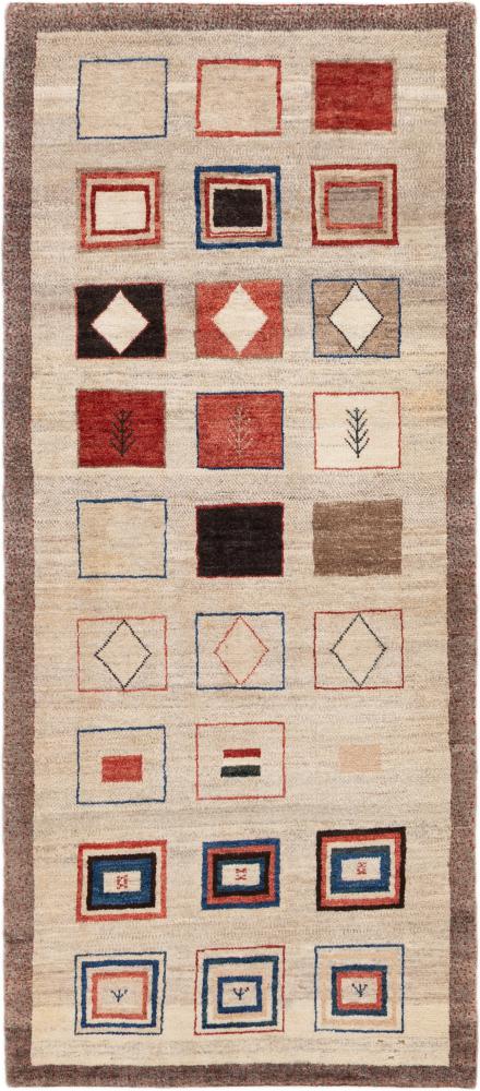 Covor persan Persan Gabbeh Loribaft 193x84 193x84, Covor persan Înnodat manual
