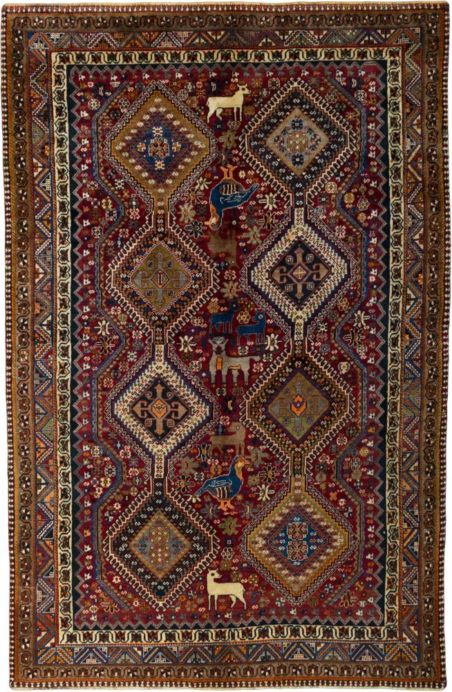 Perserteppich Shiraz 321x210 321x210, Perserteppich Handgeknüpft