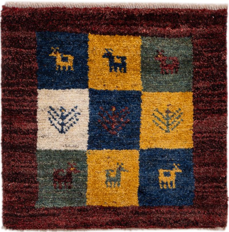 Persialainen matto Gabbeh Zagros 41x41 41x41, Persialainen matto Solmittu käsin