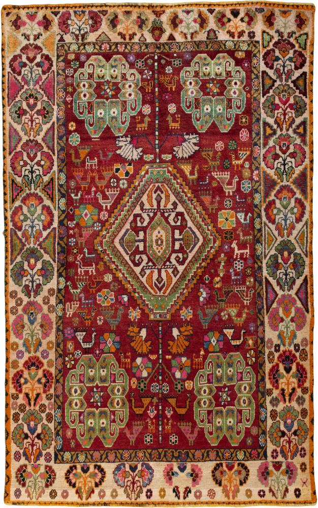 Tappeto persiano Shiraz 216x135 216x135, Tappeto persiano Annodato a mano
