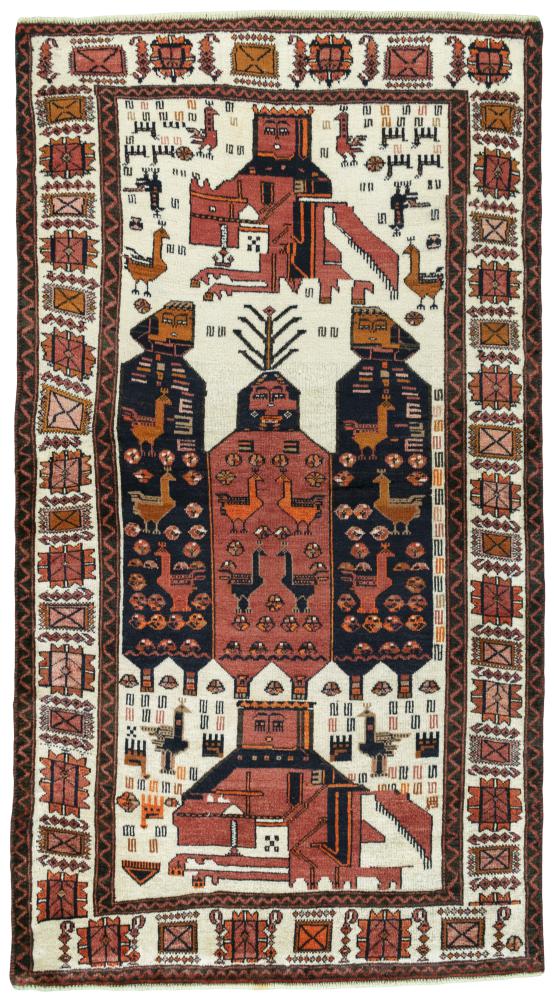 Persian rug Baluch Antique 192x104 192x104, Persian rug Hand-knotted